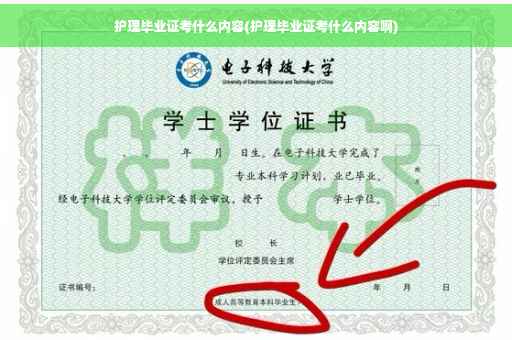 护理毕业证考什么内容(护理毕业证考什么内容啊)