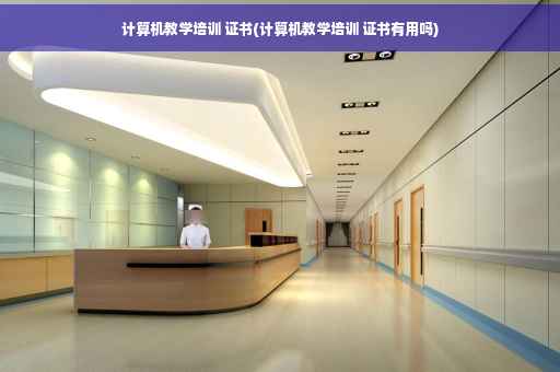 计算机教学培训 证书(计算机教学培训 证书有用吗)