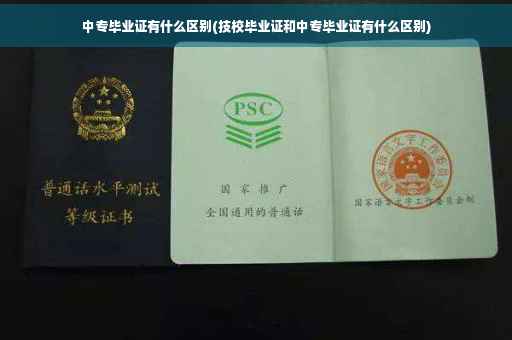 中专毕业证有什么区别(技校毕业证和中专毕业证有什么区别)