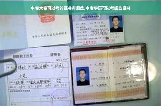 中专大专可以考的证书有哪些,中专学历可以考哪些证书