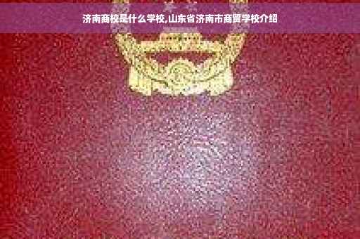 济南商校是什么学校,山东省济南市商贸学校介绍