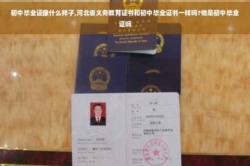 初中毕业证像什么样子,河北省义务教育证书和初中毕业证书一样吗?他是初中毕业证吗