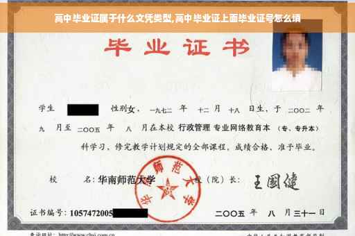 高中毕业证属于什么文凭类型,高中毕业证上面毕业证号怎么填