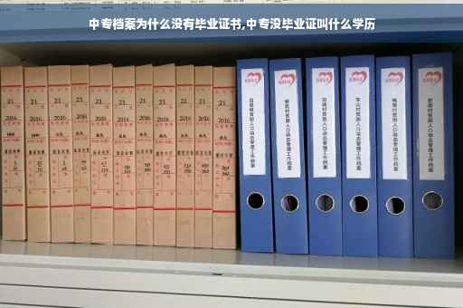 中专档案为什么没有毕业证书,中专没毕业证叫什么学历