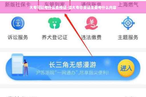 大专可以考什么资格证-读大专毕业证主要考什么内容