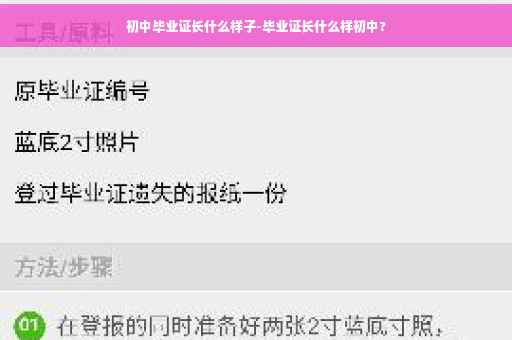 初中毕业证长什么样子-毕业证长什么样初中?