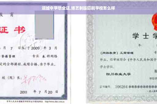 运城中学毕业证,博艺制版印刷学校怎么样