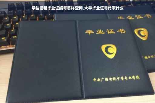 学位证和毕业证编号怎样查询,大学毕业证号代表什么