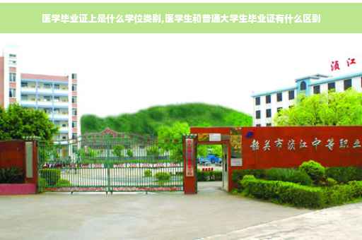 医学毕业证上是什么学位类别,医学生和普通大学生毕业证有什么区别