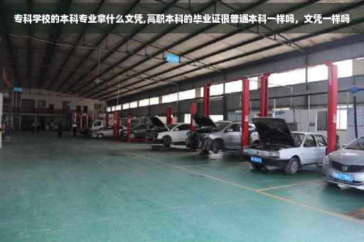 专科学校的本科专业拿什么文凭,高职本科的毕业证很普通本科一样吗，文凭一样吗