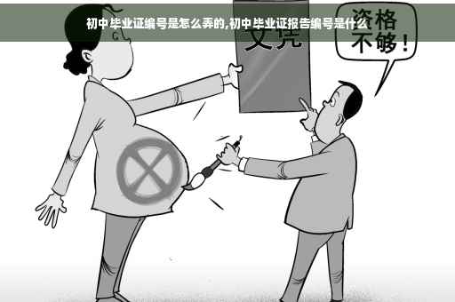 初中毕业证编号是怎么弄的,初中毕业证报告编号是什么