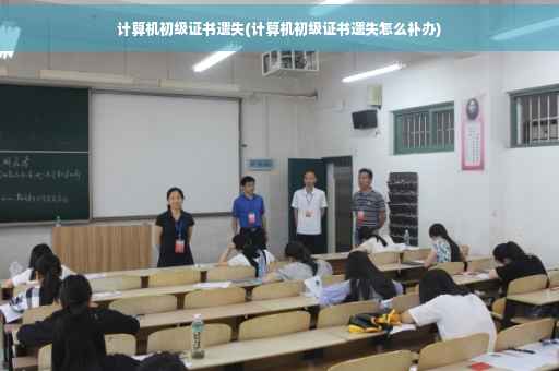 计算机初级证书遗失(计算机初级证书遗失怎么补办)