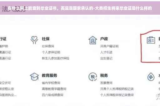在什么网上能查到毕业证书，而且是国家承认的-大类招生将来毕业证是什么样的