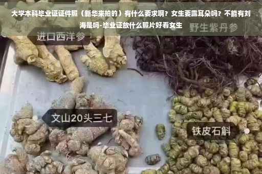 大学本科毕业证证件照（新华来拍的）有什么要求啊？女生要露耳朵吗？不能有刘海是吗-毕业证放什么照片好看女生