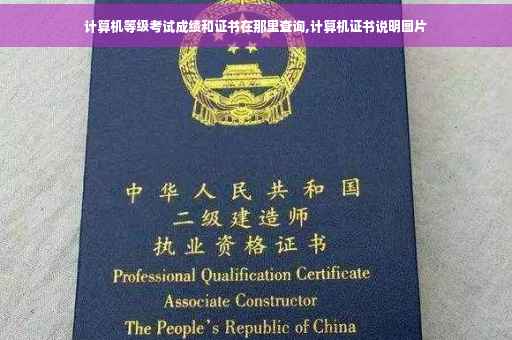 计算机等级考试成绩和证书在那里查询,计算机证书说明图片