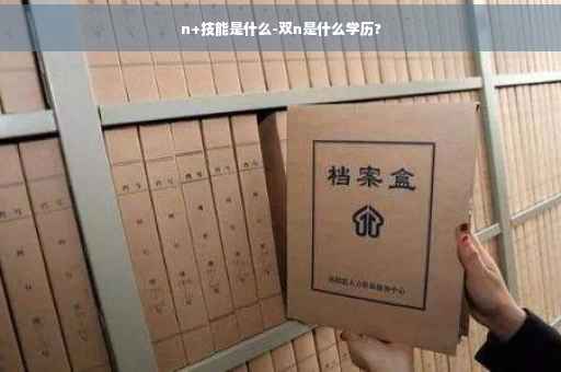 n+技能是什么-双n是什么学历?