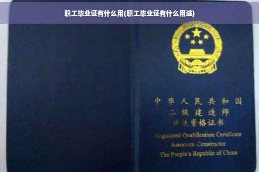 职工毕业证有什么用(职工毕业证有什么用途)