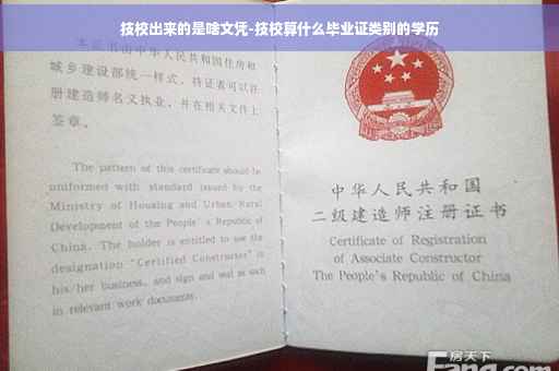 技校出来的是啥文凭-技校算什么毕业证类别的学历