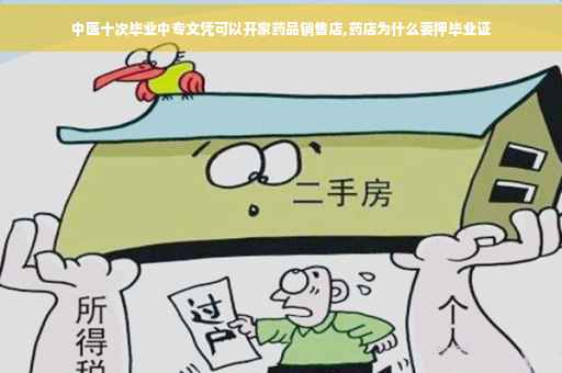 中医十次毕业中专文凭可以开家药品销售店,药店为什么要押毕业证