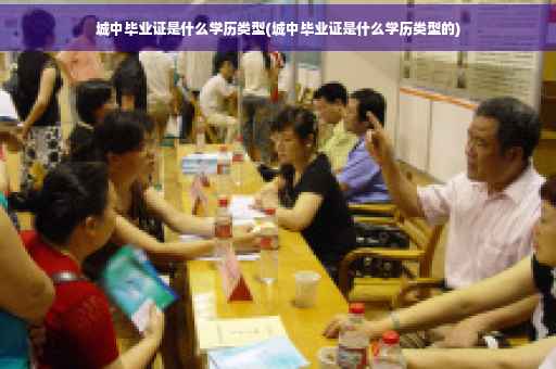 城中毕业证是什么学历类型(城中毕业证是什么学历类型的)