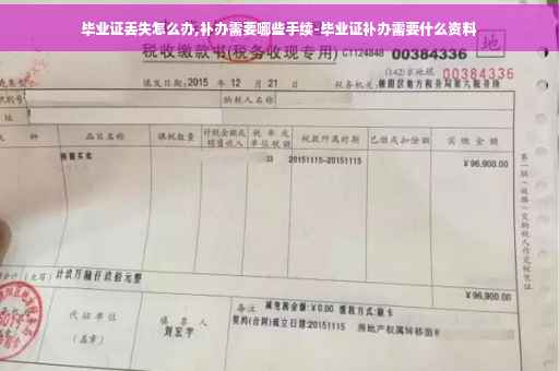 毕业证丢失怎么办,补办需要哪些手续-毕业证补办需要什么资料