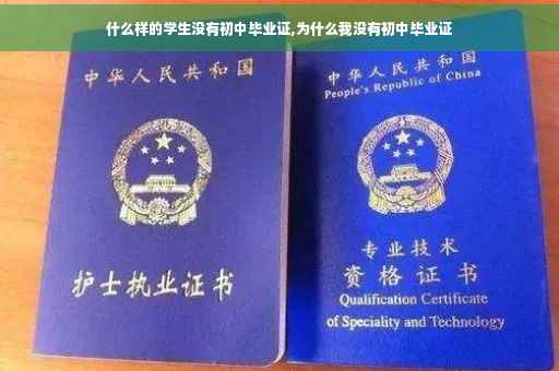 什么样的学生没有初中毕业证,为什么我没有初中毕业证