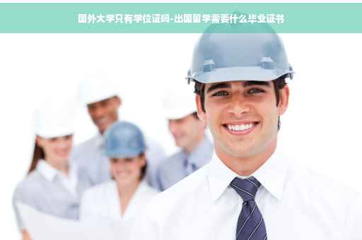 国外大学只有学位证吗-出国留学需要什么毕业证书 国外大学只有学位证吗-出国留学需要什么毕业证书