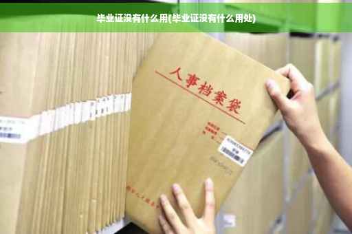 毕业证没有什么用(毕业证没有什么用处)