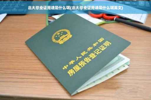 北大毕业证用途是什么呢(北大毕业证用途是什么呢英文)