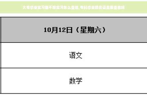 大专毕业实习期不想实习怎么盖章,专科毕业团员证需要盖章吗