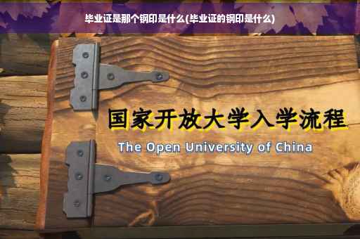 毕业证是那个钢印是什么(毕业证的钢印是什么)