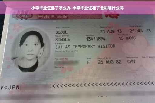 小学毕业证丢了怎么办-小学毕业证丢了会影响什么吗