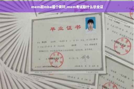 mem和mba哪个更好,mem考试取什么毕业证