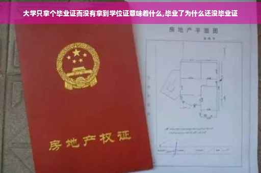大学只拿个毕业证而没有拿到学位证意味着什么,毕业了为什么还没毕业证