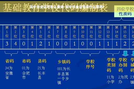 高中毕业证号怎么查询-高中毕业证号是什么意思?