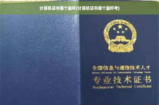 计算机证书哪个最好(计算机证书哪个最好考)