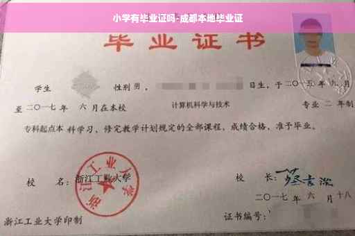 小学有毕业证吗-成都本地毕业证