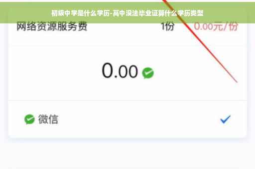 初级中学是什么学历-高中没法毕业证算什么学历类型