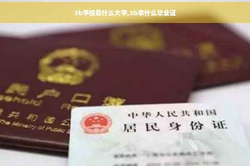3b学校是什么大学,3b拿什么毕业证