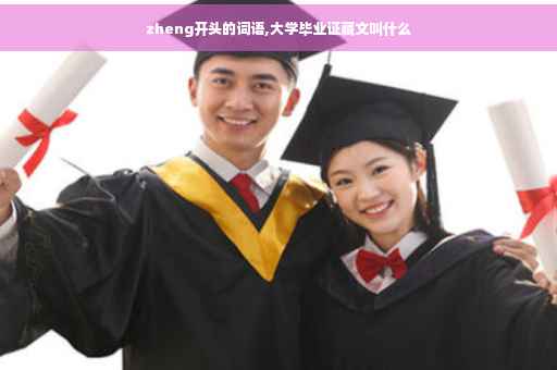 zheng开头的词语,大学毕业证藏文叫什么