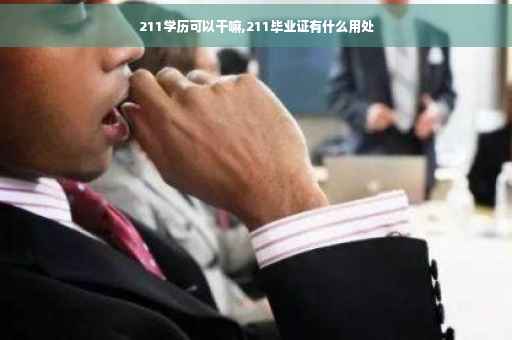 211学历可以干嘛,211毕业证有什么用处