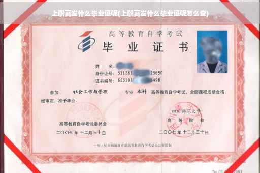 上职高发什么毕业证呢(上职高发什么毕业证呢怎么查)