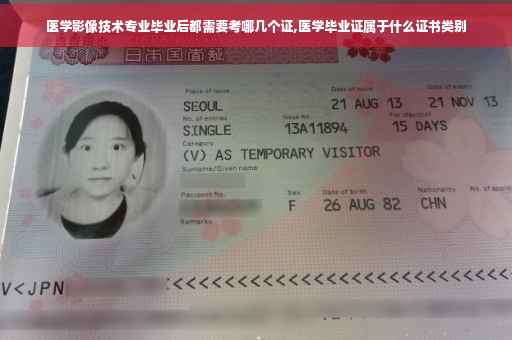 医学影像技术专业毕业后都需要考哪几个证,医学毕业证属于什么证书类别