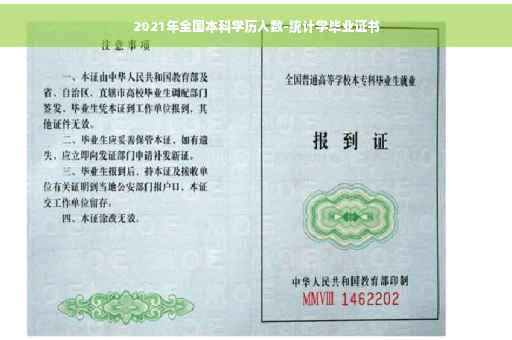 2021年全国本科学历人数-统计学毕业证书