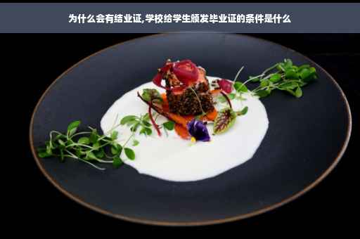 为什么会有结业证,学校给学生颁发毕业证的条件是什么