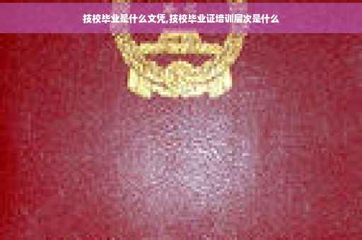 技校毕业是什么文凭,技校毕业证培训层次是什么