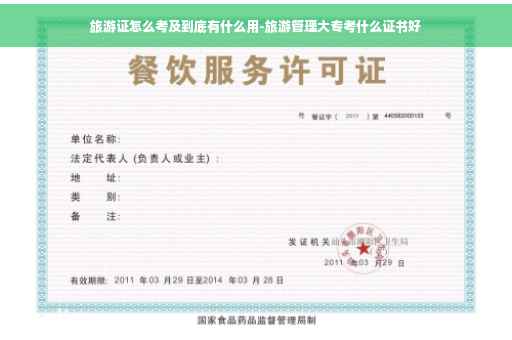旅游证怎么考及到底有什么用-旅游管理大专考什么证书好