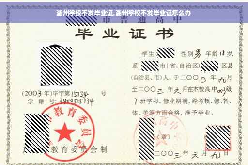 湖州学校不发毕业证,湖州学校不发毕业证怎么办