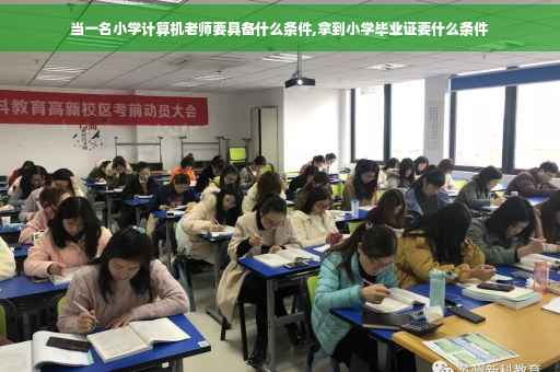 当一名小学计算机老师要具备什么条件,拿到小学毕业证要什么条件