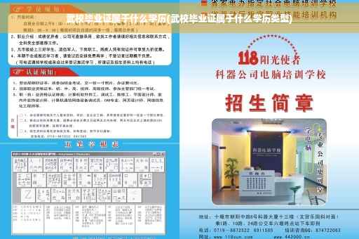 武校毕业证属于什么学历(武校毕业证属于什么学历类型)